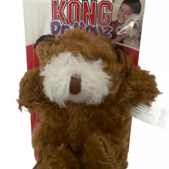 KONG Dr. Noyz XXS Squeaker Dog Puppy Toys Bears Xtra Squeaker Chew Play Fetch - Picture 1 of 3